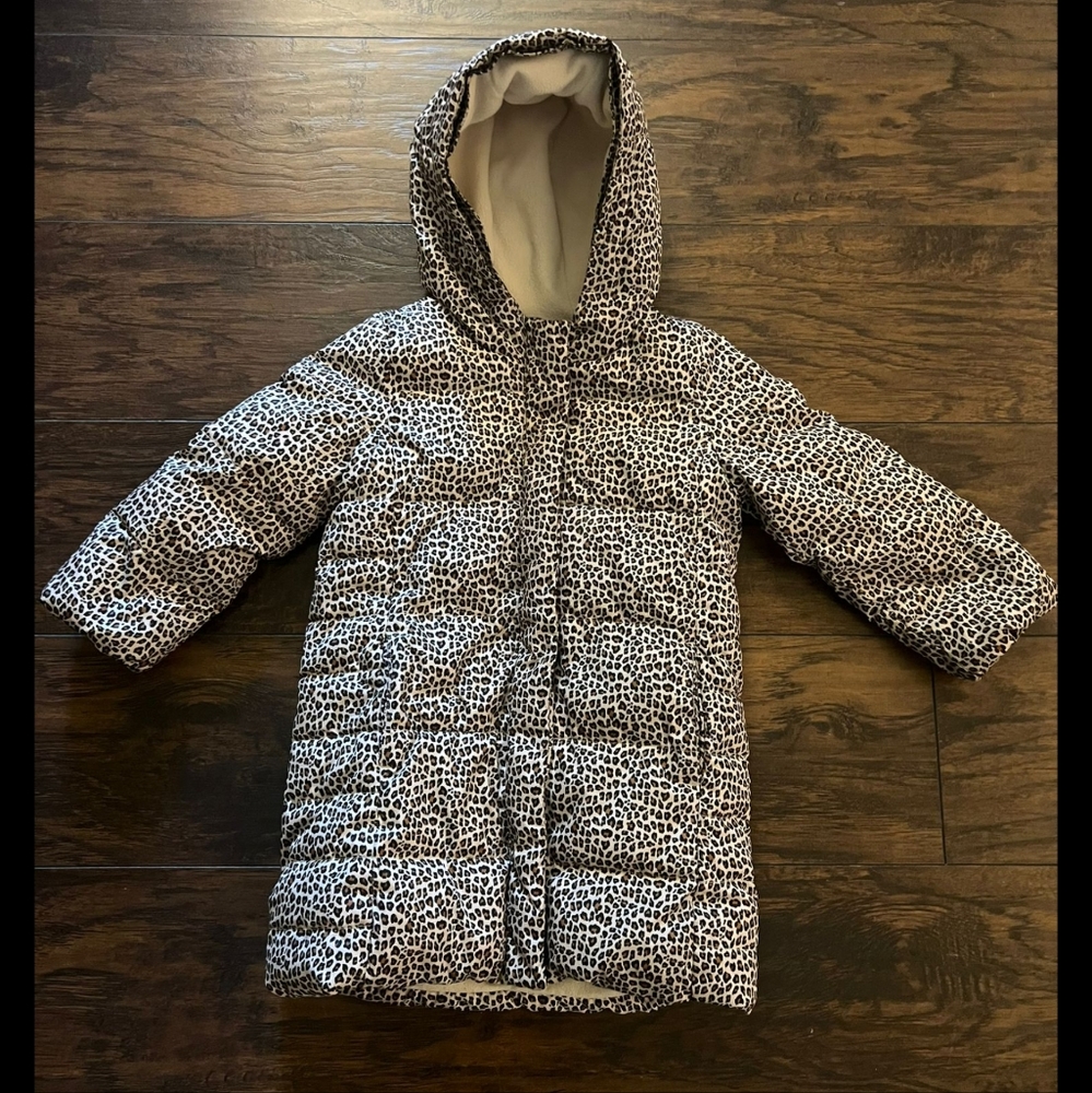 GAP kids size XS leopard jacket